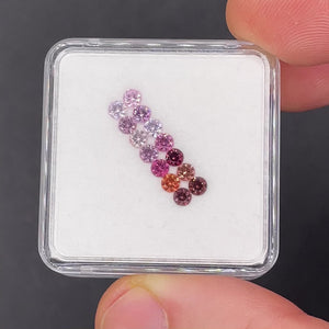 
            
                Load and play video in Gallery viewer, 3mm Fancy Color Mogok Spinel Gem Lot
            
        