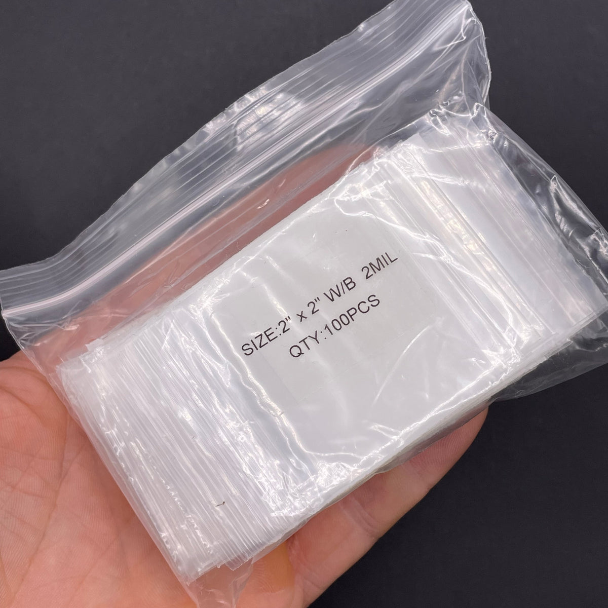 2x2 ziplock discount bags