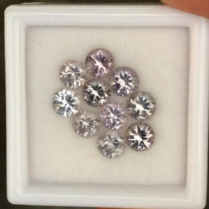 4mm 'Fancy Color' Burmese Spinel Gem Lot