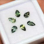 5x3mm Teal Sapphire Pear Cut Gem Lot!