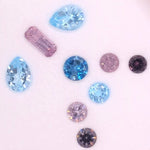 Icy Blue/Purple Spinel & Topaz Mixed Gem Lot