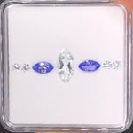 Topaz, Tanzanite & White Zircon Ring Layout!