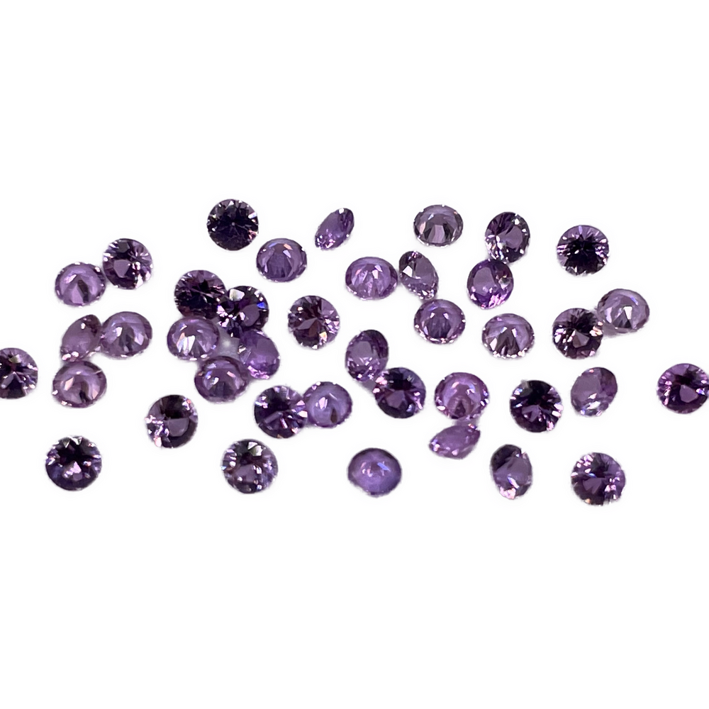 1.9-2mm Light Purple Sapphire