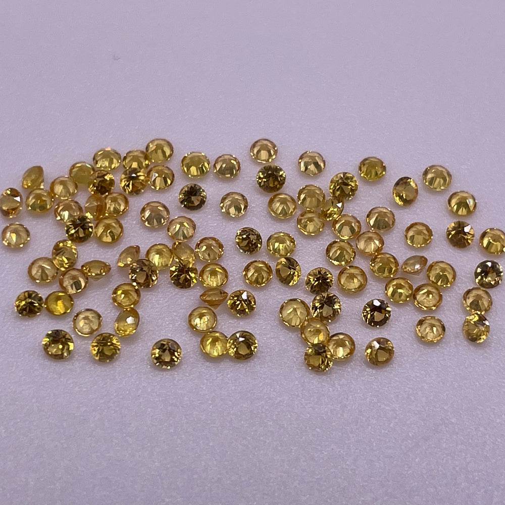 2mm Yellow Sapphire