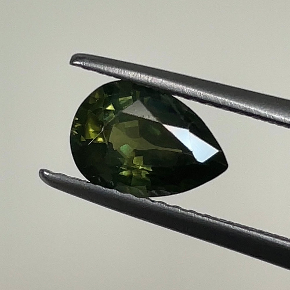 1.57ct Forest Green Sapphire