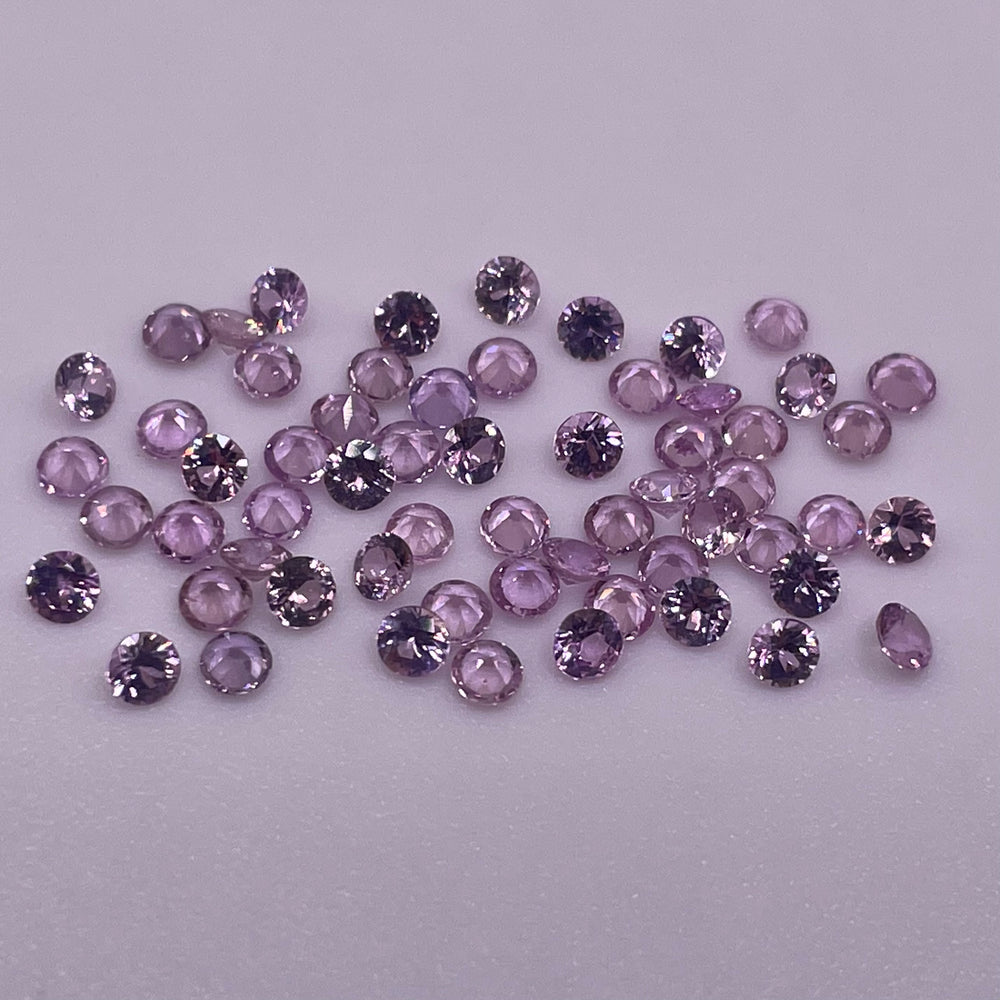 2mm Pink Sapphire