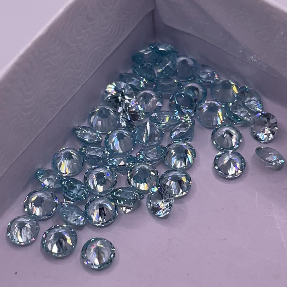 
            
                Load and play video in Gallery viewer, 3mm Cambodian Sky Blue Zircon
            
        