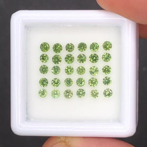 
            
                Load and play video in Gallery viewer, 2.3-2.4mm Green Sapphire Ombré Gem Lot
            
        