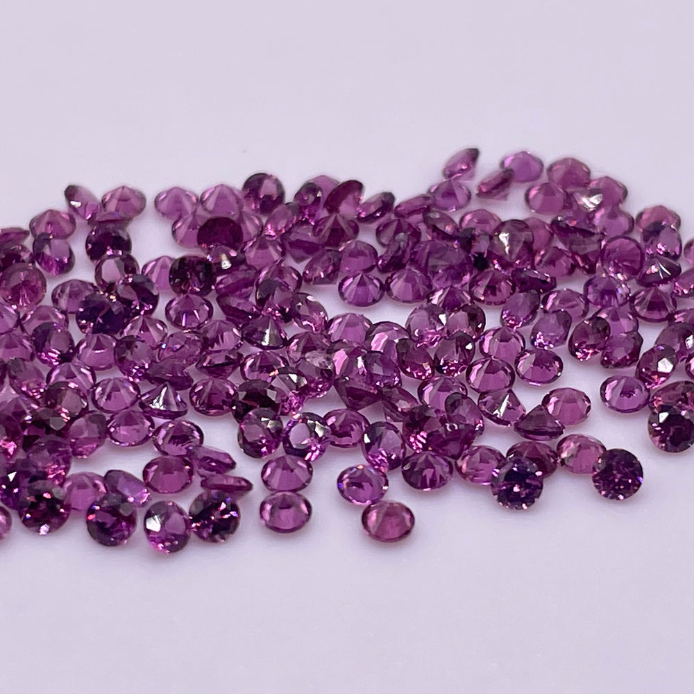 2mm Magenta Rhodolite Garnet