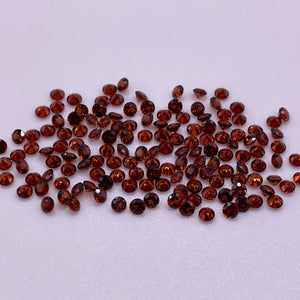 2mm Red Mozambique Garnet